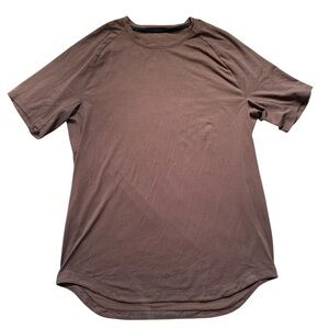 Lululemon Metal Vent Tech Workout Shirt Brown Men’s Large Running Gym Tee